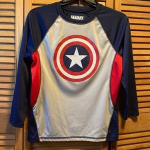 Marvel Captain America Long Sleeves Shirt